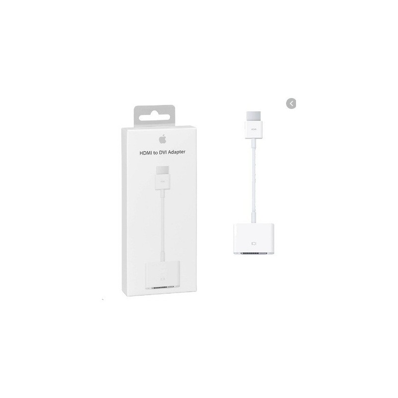 Adapteris Apple is DVI i HDMI (MJVU2ZM/A) originalus (used Grade A) pakuoteje