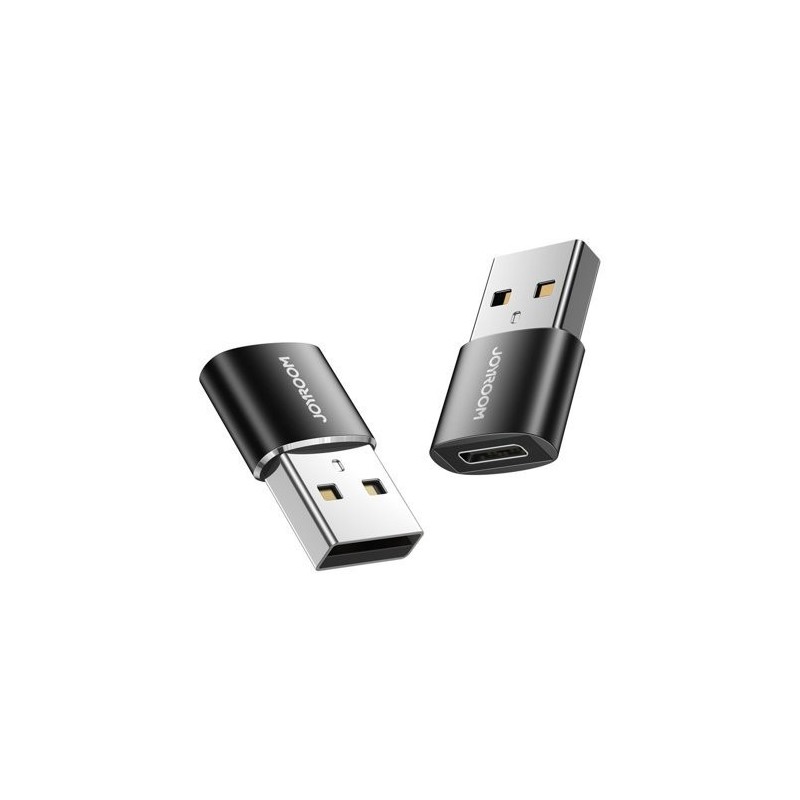Adapteris JOYROOM (S-H152) is Type-C i USB juodas (2vnt)