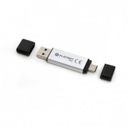 Atmintine Platinet 32GB OTG USB 3.0 + Type-C sidabrine