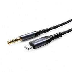 Audio adapteris JOYROOM (SY-A02) lightning i 3,5mm(p) juodas (2M)