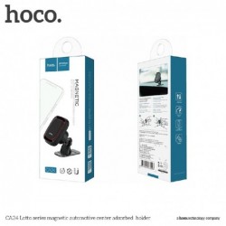 Automobilinis universalus telefono laikiklis HOCO CA24 magnetinis, juodas