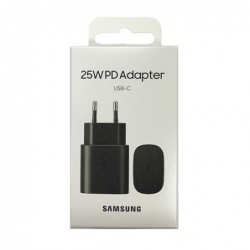 Ikroviklis originalus Samsung Super Fast Charging (Type-C) EP-TA800NBE (25W) juodas su ipakavimu