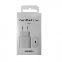 Ikroviklis originalus Samsung Super Fast Charging (Type-C) EP-TA800NWE (25W) baltas su ipakavimu