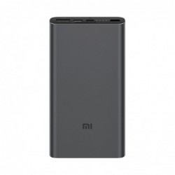 Isorine baterija POWER BANK Xiaomi Mi 3 10000mAh (2xUSB 1xType-C 1xMicroUSB 18W) juodas