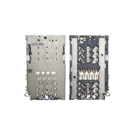 SIM ir MicroSD (arba DUAL SIM) korteles kontaktas Samsung A320F/A520F/G930F/G935F/N930F/G950F/G955F/N950FD ORG