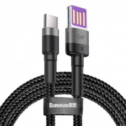 USB kabelis Baseus (CATKLF-PG1) type-C 1m (40w) juodas