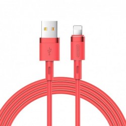 USB kabelis JOYROOM (S-1224N2) lightning (2.4A) 1.2m raudonas