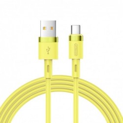 USB kabelis JOYROOM (S-1224N2) type-C (2.4A) 1.2m geltonas