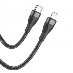 Kabelis Borofone BX61 Source USB Type C - Lightning, PD, 20W, 1m, juodas