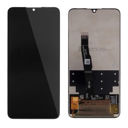 Ekranas Huawei P30 Lite su lietimui jautriu stikliuku juodas OEM