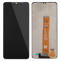 Ekranas Samsung A12 A125 / A12s A127 / A02 A022 / M02 M022 su lietimui jautriu stikliuku juodas OEM