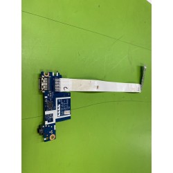 USB, SD skaitytuvo, Ausinių jungties plokštė su šleifu Lenovo G505s