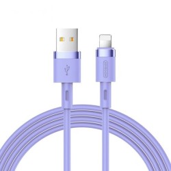 USB kabelis JOYROOM (S-1224N2) lightning (2.4A) 1.2m violetinis