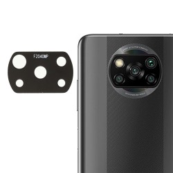 Xiaomi Poco X3 / X3 Pro / X3 NFC kameros stikliukas juodas OEM