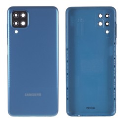 Galinis dangtelis Samsung A125 A12 mėlynas (su kameros stikliuku) OEM