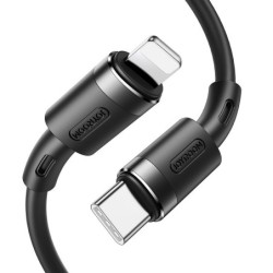USB kabelis JOYROOM (S-1224N9) "USB-C (Type-C) to Lightning Cable" (2.4A 20W 1.2m) juodas