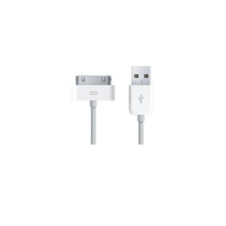 USB kabelis 30Pin iPhone 2G/3G/3GS/4G/4S/iPod/MA591/MB708 (1M)