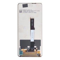 Ekranas Xiaomi Poco X3 / X3 NFC / X3 Pro / Mi 10T Lite su lietimui jautriu stikliuku juodas OEM