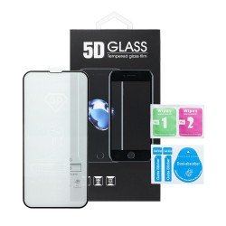 LCD apsauginis stikliukas "5D Full Glue" Apple iPhone 12 Pro Max lenktas juodas
