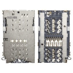 SIM ir MicroSD (arba DUAL SIM) kortelės kontaktas Samsung A320F / A520F / G930F / G935F / N930F / G950F / G955F / N950FD