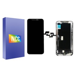 Ekranas Apple iPhone XS su lietimui jautriu stikliuku NCC Incell Premium, su lipduku