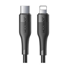 USB kabelis JOYROOM (S-1224M3) "USB-C (Type-C) to Lightning Cable" (2.4A) 1.2m juodas