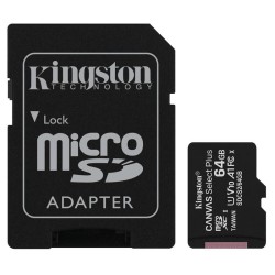 MEMORY MICRO SDXC 64GB UHS-I/W ADAPTER SDCS2 64GB KINGSTON