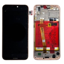 Ekranas Huawei P20 Lite su lietimui jautriu stikliuku ir remeliu Sakura Pink originalus (used Grade A)