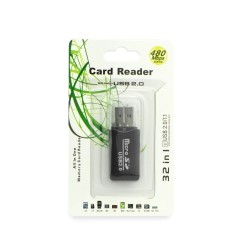 Kortelių skaitytuvas USB (microSD)