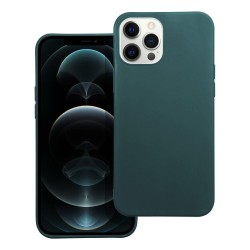 Dėklas MATT Apple iPhone 12 Pro Max tamsiai žalias