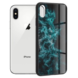 Dėklas Techsuit - Glaze Apple iPhone X / XS Blue Nebula
