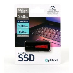 Atmintine SSD Platinet USB 250GB (USB 3.2 R/W 1000/800 MB/s)