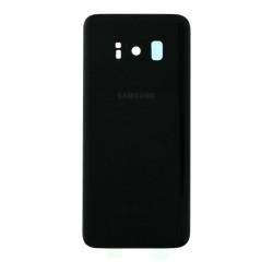 Galinis dangtelis Samsung G950F S8 juodas (su kameros stikliuku) OEM