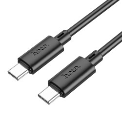 Kabelis HOCO Gratified X88 USB Type C - Type C, PD, 60W, 1m, juodas