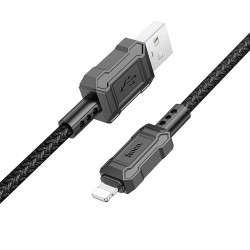 Kabelis HOCO Leader X94 USB - Lightning, 2.4A, 1m, juodas