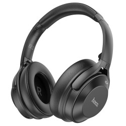 Belaidės ausinės HOCO Sound Active Noise Reduction ANC W37, Bluetooth 5.3, juodos