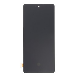 Ekranas Samsung S20 FE G780 / S20 FE 5G G781 su lietimui jautriu stikliuku juodas OLED (real size)