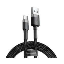USB kabelis Baseus (CATKLF-CG1) (Type-C) (2A) juodas 2M
