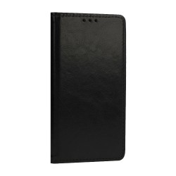 Dėklas Book Special Samsung A51 A515 odinis, juodas