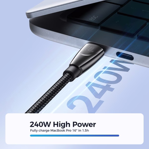 Joyroom Pioneer Series SA31-CC5 кабель USB-C USB-C 240W 1.2м - чёрный