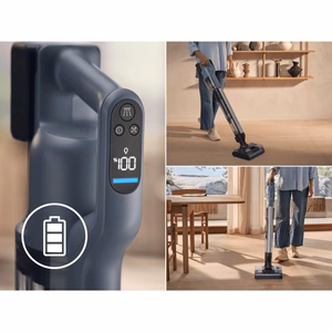 Electrolux EW82U1DB вертикальный пылесос 2-в-1 аккумуляторный циклонная влажная и сухая уборка без мешка 85 W синий 4,3 Ah