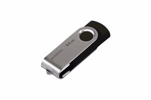 Флешка Goodram UTS2 64 GB USB Type-A 2.0 чёрно-серебряная