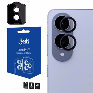 Защитное стекло камеры 3mk Lens Protection Pro для Samsung Galaxy S25 Edge - чёрный
