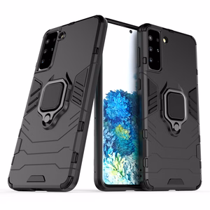 Ring Armor прочный гибридный чехол + магнитный держатель для Samsung Galaxy S22+ (S22 Plus) чёрный