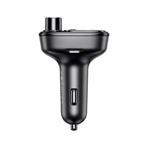 Forever TR-370 Bluetooth FM siųstuvas, 2 x USB-A, 1 x USB-C PD 30W, juodas