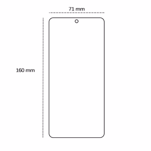 Apsauginis stiklas 2,5D Motorola Moto G35 5G