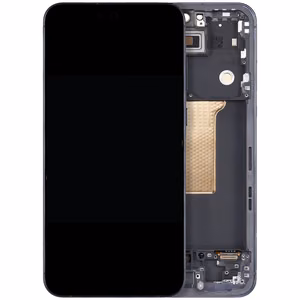 LCD screen Samsung A556 A55 5G with touch screen and frame Awesome Navy OLED (real size)