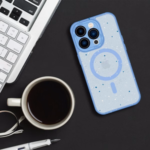 Tel Protect Magnetinis Splash Matinis dėklas telefonui iPhone 15 Plus šviesiai mėlynas
