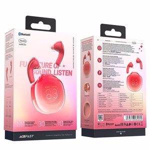 Acefast T9 Bluetooth 5.3 in-ear wireless headphones - red