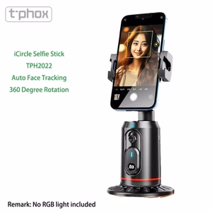 T-PHOX iCircle stabilizatorius/trikojis su AI 360 veido sekimu, juodas laikiklis